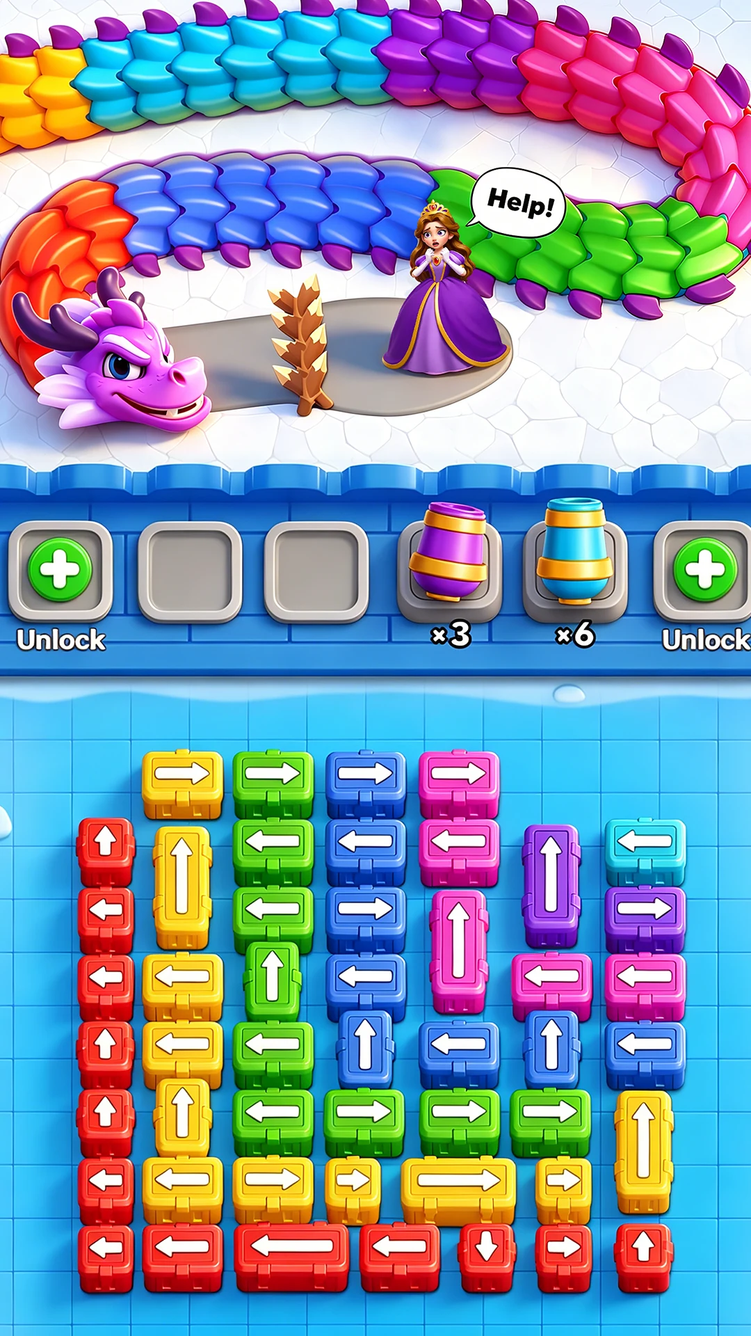 Princess Rescue: Color Puzzle screenshot