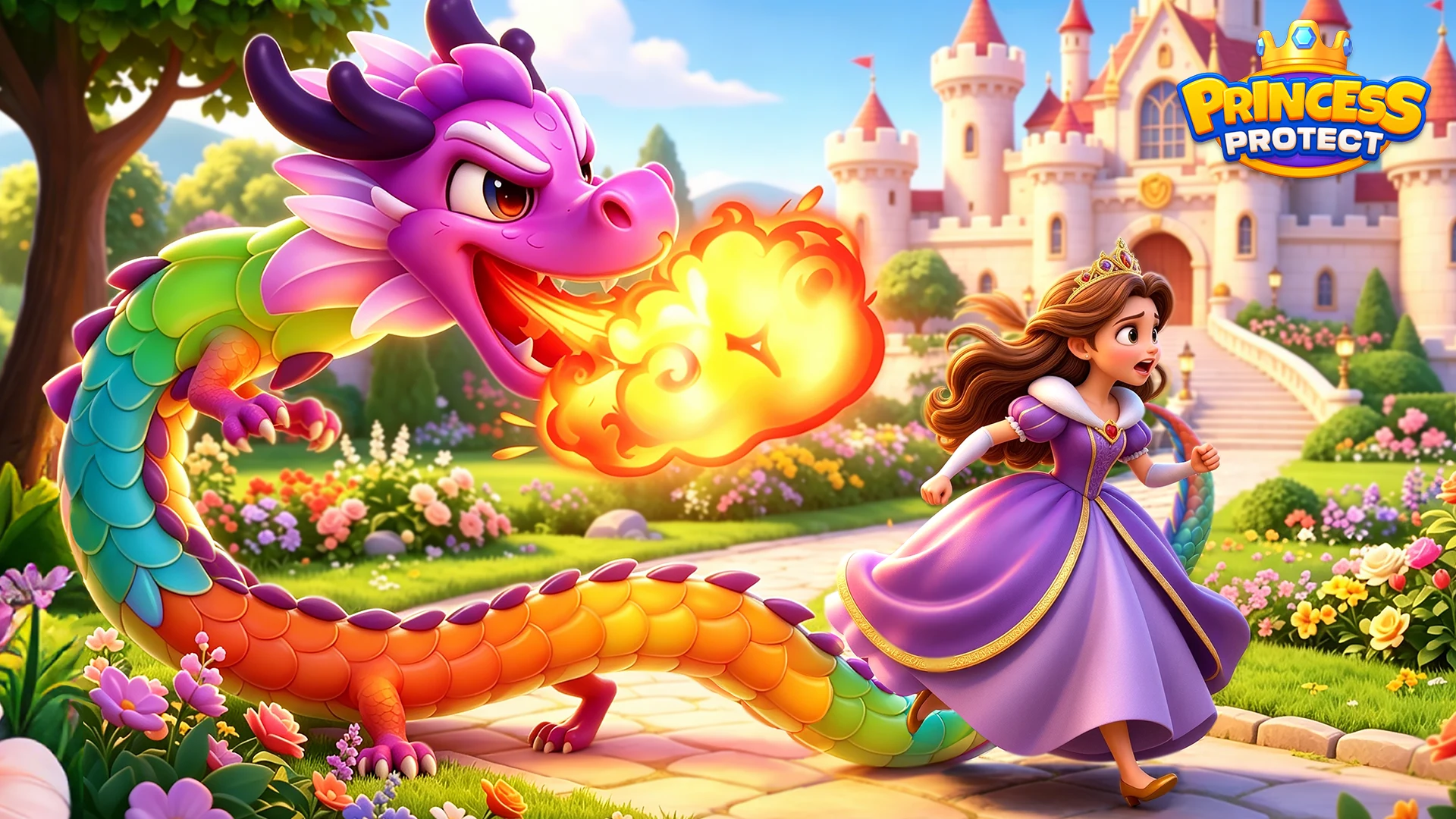Princess Rescue: Color Puzzle screenshot