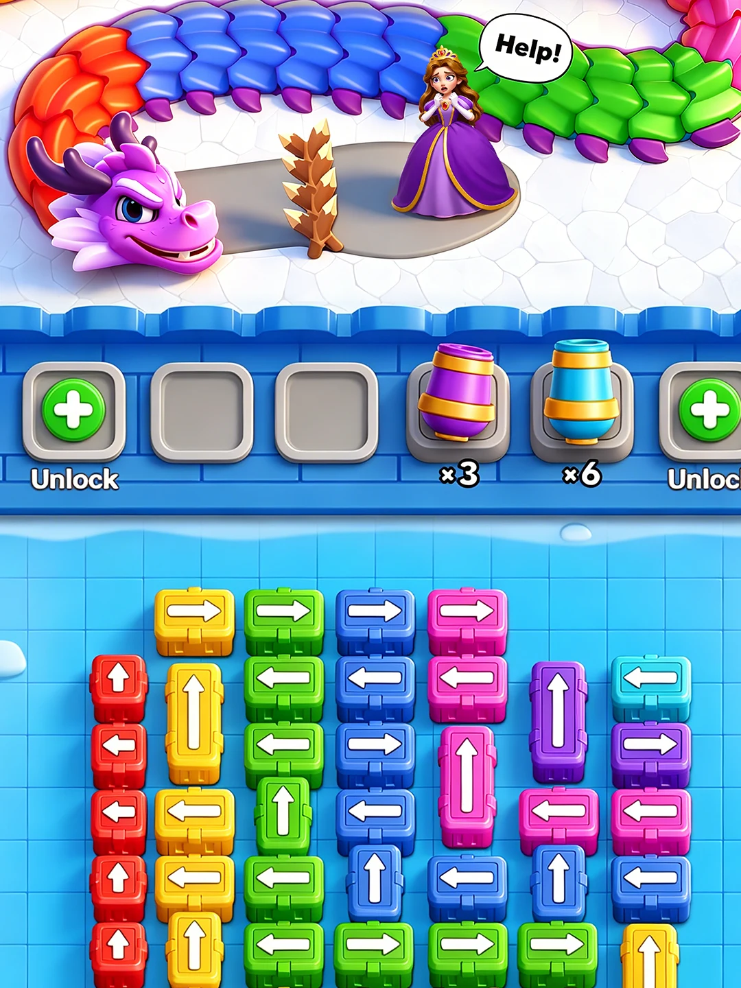 Princess Rescue: Color Puzzle screenshot